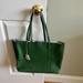 Tory Burch Bags | Authentic Tory Burch Green Triple Compartment Perry Tote | Color: Green | Size: Os