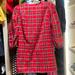 J. Crew Dresses | J Crew In Good Tidings Plaid Dress With Puff Sleeves. So Cute. | Color: Black/Red | Size: S