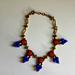 J. Crew Jewelry | J Crew Red And Blue Statement Necklace | Color: Blue/Red | Size: Os