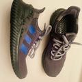 Adidas Shoes | Adidas Mens Kaptir 2.0 Trail Running Shoes Carbon Gray Sonic Ink Blue Size 7 | Color: Blue/Gray | Size: 7