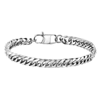 Lucardi - Armband Stahl silbern Herrenschmuck 1 ct Damen Image