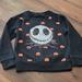 Disney Shirts & Tops | Disney Nightmare Before Christmas Sweater Size 6 | Color: Black/Silver | Size: 6g