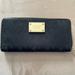 Michael Kors Bags | Michael Kors Women’s Accordion Zipper Wallet | Color: Black/Gold | Size: Os