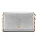 Tory Burch Bags | Brand New Tory Burch Robinson Metallic Chain Wallet | Color: Silver | Size: Os