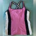 Nike Tops | Nike Cross-Back Workout Tank Top - Size M | Color: Black/Pink | Size: M