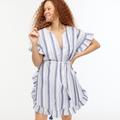 J. Crew Dresses | J. Crew Striped Tunic Swim Cover Up Dress Size: Small | Color: Blue/White | Size: S