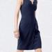 J. Crew Dresses | J Crew Navy Blue Scalloped Trim Dress | Color: Blue | Size: 6