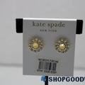 Kate Spade Jewelry | Kate Spade Earrings Post Style W Rhinestones New | Color: Gold/Silver | Size: Os