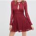 Free People Dresses | Nwt Free People Teen Witch Lace Dress Plumeria Size S | Color: Red | Size: S