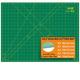 ArtAt Self Healing Cutting Mat: 18″x 24″ Green Double Sided, Non-Slip 5 Layers PVC Durable A2 Sewing Craft Mat for Rotary Cutter, Use for Quilting, Scrapbooking and Craft & Art Projects