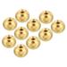 Uxcell M3x0.5 Thread Cap Nuts Knob Brass Ball Lamp Decoration Screw Caps for Lighting Furniture 10 Pack