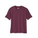 Blair Haband Men’s Crew Neck Affordabili-Tee Shirt - Red - L