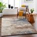 Deven 7'10" Square Modern Natural Gray/Charcoal/Faded Driftwood/Clay/Dark Beige Area Rug - Hauteloom