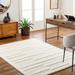 Imani 5'3" x 7' Modern Off White/Beachhouse/Driftwood/Cloud Gray/Medium Gray Area Rug - Hauteloom