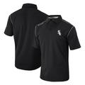 Men's Columbia Black Chicago White Sox Omni-Wick Shotgun Polo