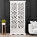 Bungalow Rose Sargeant Carved Armoire Wood in White | 70.6 H x 36 W x 16.5 D in | Wayfair FDD563342B9444B8A2EEF442F0015CFE