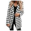 Dtydtpe 2024 Clearance Sales Winter Coats for Women Ladies Suit Collar Double Woolen Jacket Plus Size Tops for Women