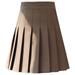 PIKADINGNIS Spring Summer Preppy Style Pleated Skirt Women Korean High Waist Mini Skirts Woman Solid Color All-Match JK Short Skirt