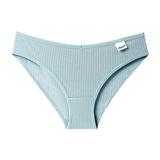 iOPQO womens underwear Women s 3 Pcs Panties Underwear Bikini Thongs Panties Briefs Blue XXL