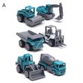 SANWOOD Vehicle Toy 6Pcs Alloy Car Model Children Engineering Farmer Tank Vehicle Toy Car Collection