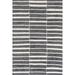 Gray/White 72 x 48 x 0.59 in Area Rug - Arvin Olano x Rugs USA Vlad Machine Washable Wool Area Rug Wool | 72 H x 48 W x 0.59 D in | Wayfair