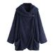 Dtydtpe Clearance Sales Cardigan for Women Ladies Double-Sided Plush Large Lapel Bat Sleeve Cardigan Jacket Plus Size Tops for Women Winter Coats for Women