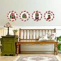 Final Clear Out! Holiday Christmas Wall Sticker Christmas Decorations Clearance for Home Indoor Wall Stickers Merry Christmas Decor Wall Murals Decals Living Room Restaurant Cafe Hotel Home Decor