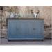 Rosalind Wheeler Ayelene 71" Solid Wood Console Table Wood in Blue | 42.75 H x 71 W x 17.75 D in | Wayfair 40D640CBEC1C4006A95C32D8BEF33A31