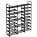 Rebrilliant 9 Tiers 45 Pair Stackable Shoe Rack Metal in Black | 62.25 H x 50 W x 11.75 D in | Wayfair 2AA43EC39E0746DAB6C9FCBAE2036CFA