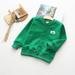 Aayomet Toddler Boys Winter Coat Boys and Toddlers Polar Lined Sherpa Full-Zip Jackets Green 6-7 Years