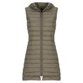 Dtydtpe 2024 Clearance Sales Tank Top for Women Lightweight Mid-Length Hooded Down Vest Down Jacket Hooded Vest Womens Long Sleeve Tops