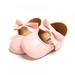 [Big Clear!]Soft Sole Kids Girl Shoes Flats Non-Slip Toddler Walking Shoes Princess Wedding Dress Shoes