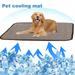 Cooling Mat for Dog Washable & Portable Pet Soft Pad for Indoor Outdoor Perfect as Blanket for Kennel Sofa Bed Floor