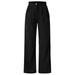 High Waist Cord Wide Leg Pants Straight Trousers Women Pants Big Size Corduroy Pants For Golf Lounge Work