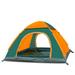 Seekfunning Outdoor Camping Folding Automatic Tent (3-4 Person) Automatic Double Door Dark Green Open Door