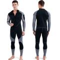 walmeck 3mm Neoprene Wetsuit for Men Front Zip Full Body Diving Suit for Snorkeling Surfing Diving Swimming