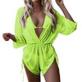 Sunflower Bathing Suits for Women Bikini Swim Dress Women Size 16 Bathing Suits for Women Women Bikini Halter Top Board Shorts Swim Top for Women plus Guard Women plus Size Short Sleeve