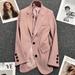 PIKADINGNIS Casual Blazers Women Korean Loose Long Sleeve Office Suit Jackets Ladies Fashion High Street Single Breasted Outwear