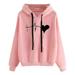 Dtydtpe 2024 Clearance Sales Hoodies for Women Women Sweater Hooded Casual Printed Hoodies & Sweatshirts Womens Long Sleeve Tops Womens Sweaters