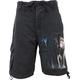 Spiral Herren Vintage Cargo Shorts Black Cargos, XXL