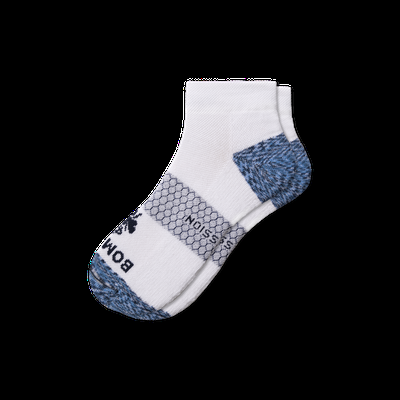 Men's Ankle Compression Socks - White - Medium - Bombas