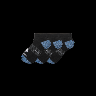 Women's Ankle Compression Socks 3-Pack - Black - Small - Bombas