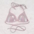 Pink Victoria's Secret Swim | Hp Pink Vs Padded Bikini Top | Color: Purple/Silver | Size: Xs