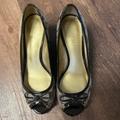 Coach Shoes | Coach Open Toe Wedge Shoes Size 6 | Color: Brown | Size: 6