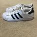 Adidas Shoes | Adidas Superstar White And Black Shoes. Men’s Size 6 Women’s 8. | Color: Black/White | Size: Men’s 6 Women’s 8