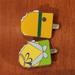 Disney Accessories | Bundle Tinkerbell & Pluto Ice Cream Disney Pin | Color: Green/Yellow | Size: Os