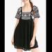 Urban Outfitters Dresses | Ecote Embroidered Swing Dress | Color: Black/White | Size: S