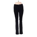 J Brand Jeggings - Mid/Reg Rise: Black Bottoms - Women's Size 29 - Black Wash