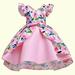 Herrnalise 2T-10T Flower Girls Pageant Party Dresses Kids Special Occasion Floral Formal Dress