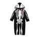 Baby Boy Girl Halloween Clothes Skeleton Black Outfits Skull Rompers Jumpsuits Fall Winter Set